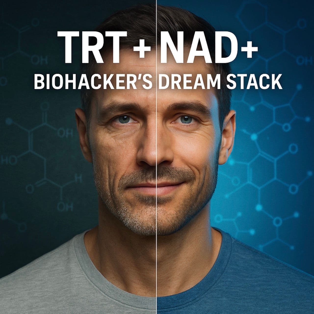 TRT + NAD+: The Anti-Aging Combination Biohackers Love