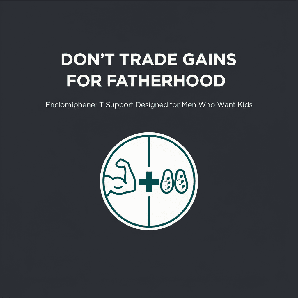 Raise Testosterone WITHOUT Killing Your Fertility: The Enclomiphene Protocol