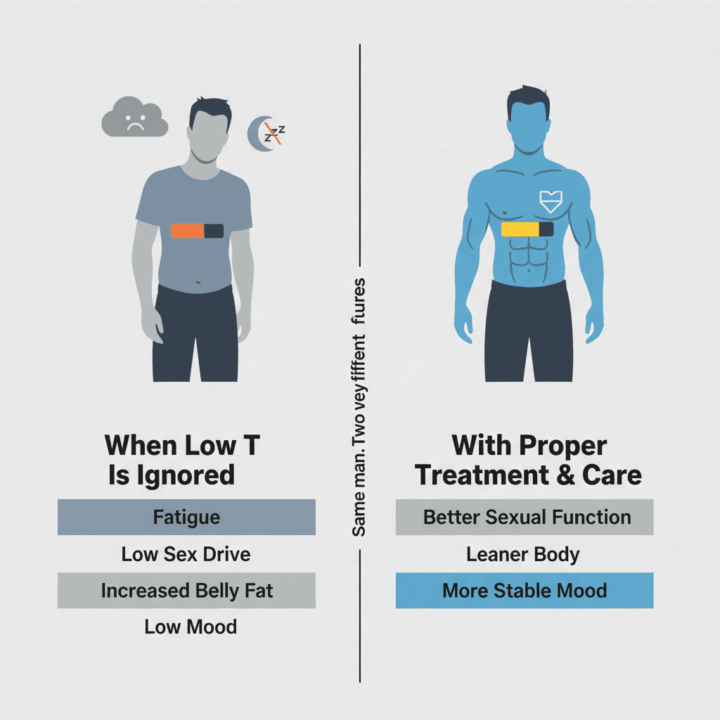 7 Health Problems That Develop When Low T Goes Untreated