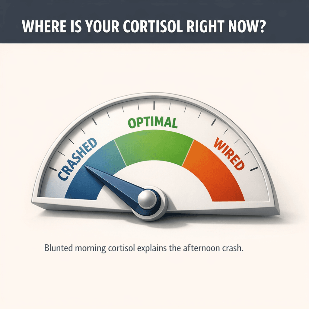 Cortisol Testing on TRT: Why Your Morning Number Explains the Energy Paradox
