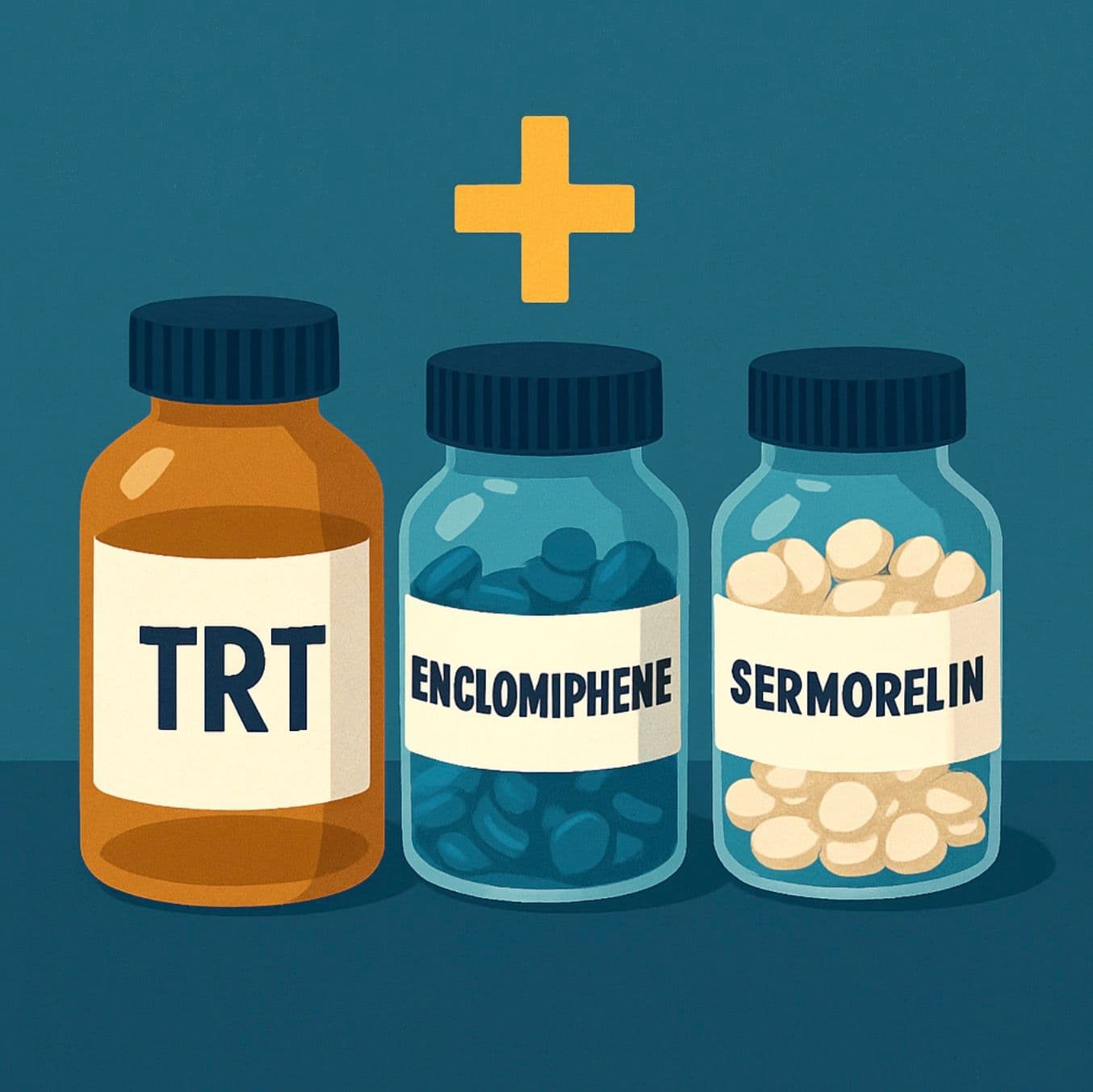 The New Stack: TRT + Enclomiphene + Sermorelin — Does It Work?