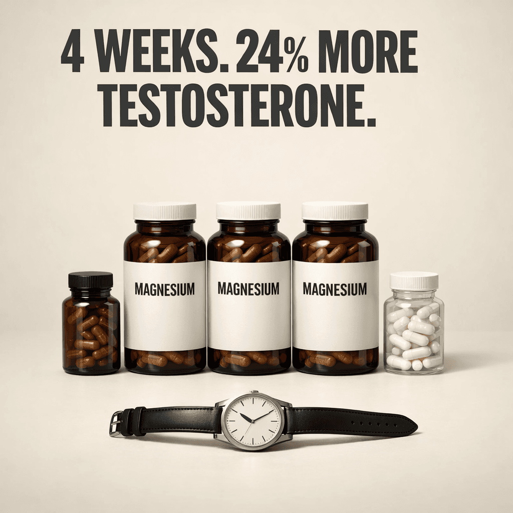 Magnesium Raised Testosterone by 24% in 4 Weeks - Here's Why Most Men Are Depleted and Don't Know It