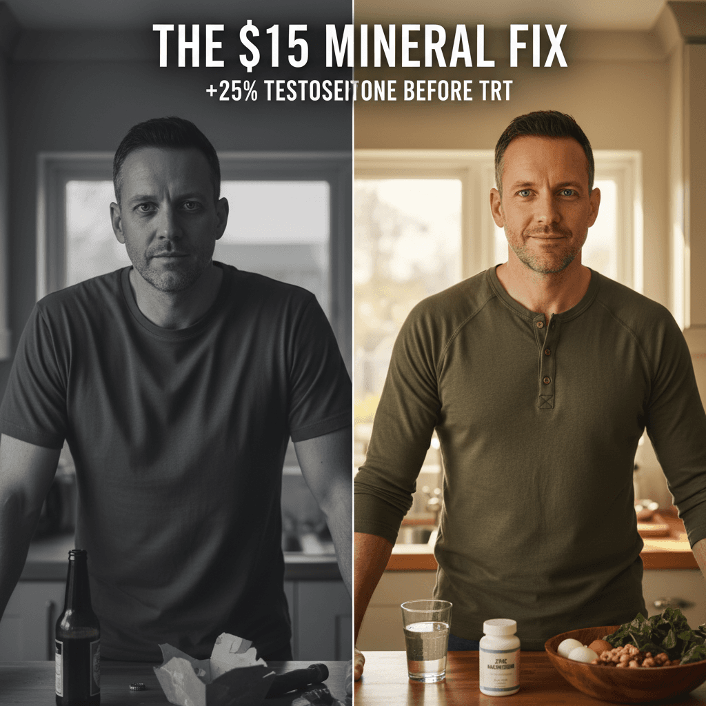 The $15 Mineral Fix That Raised His Testosterone 25% Before He Ever Touched TRT