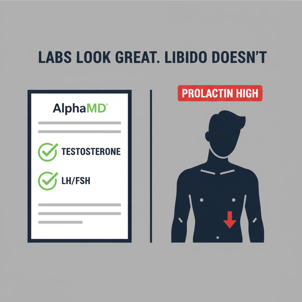 Prolactin Above 15 ng/mL? The Hidden Libido Killer Even 'Perfect' Testosterone Can't Fix